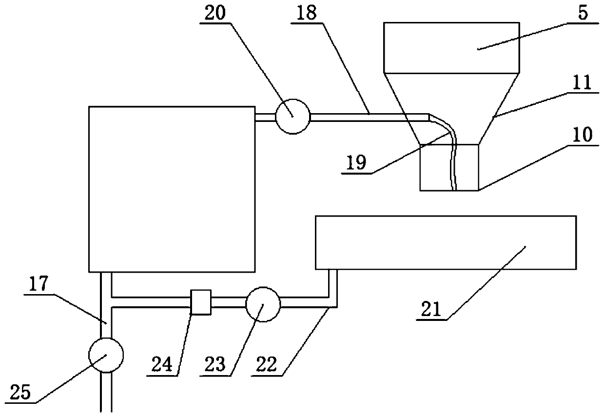 Drainage pipeline water conservancy automatic dredging method based on high-pressure jetting