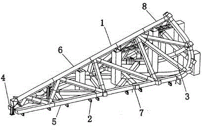 Method for establishing temporary support moulding bed system for steel structure assembly