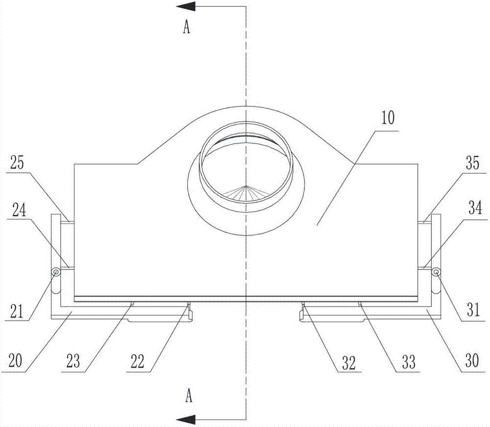 Suction nozzle and pulse gas path control system and sweeping car comprising same