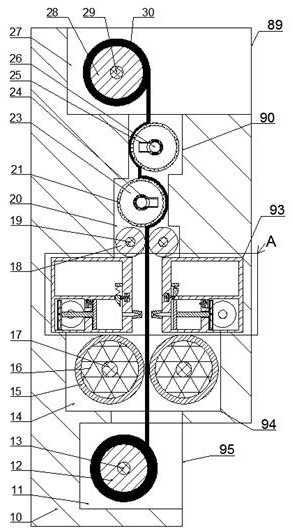 A dust-removing ironing device for textile fabrics