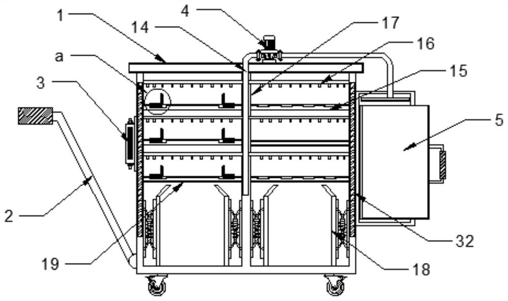 Classified storage device for products for electronic product production