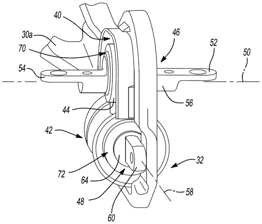 Connection kit for trailing arm vehicle suspension