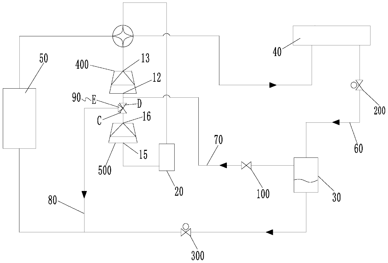 Air conditioner system, air conditioner and defrosting control method of air conditioner