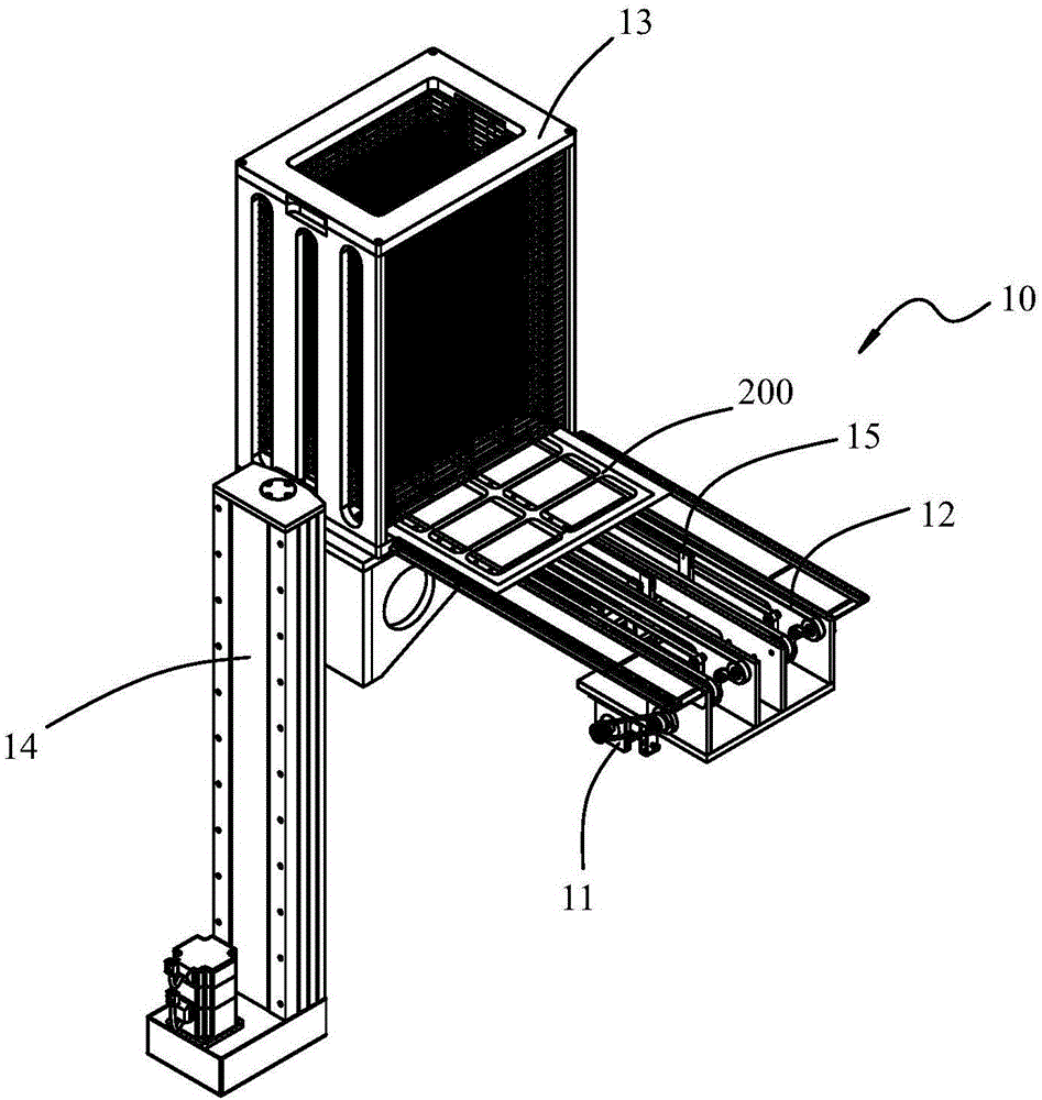 Automatic feeding and discharging machine and automatic printing system