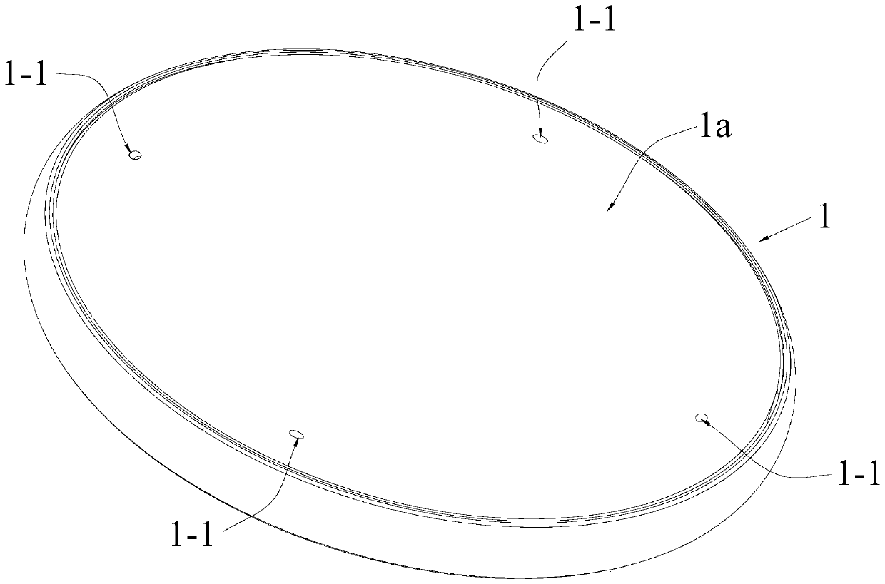 Jet flow force measuring method of netting cleaning disc