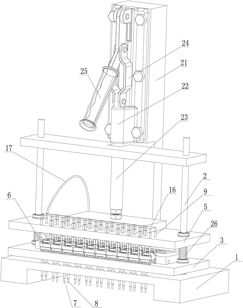 Test assembly for transformers