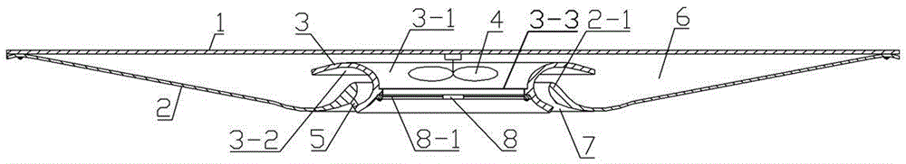 Ceiling type ventilation equipment based on Coanda effect