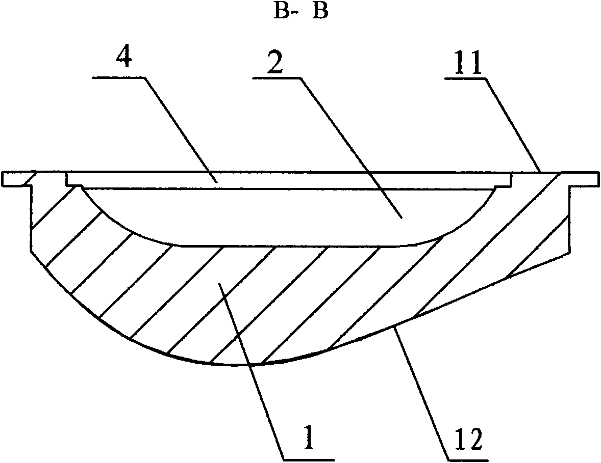 Lens for high-power LED road lighting lamp