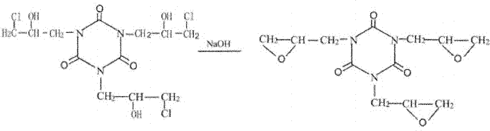 Preparation method of electronic grade triglycidyl isocyanurate