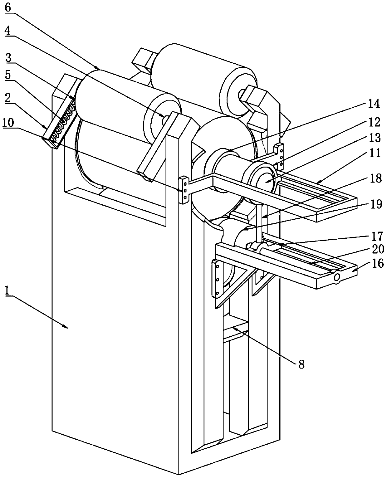 Intelligent vertical type lottery station capable of automatically loading paper