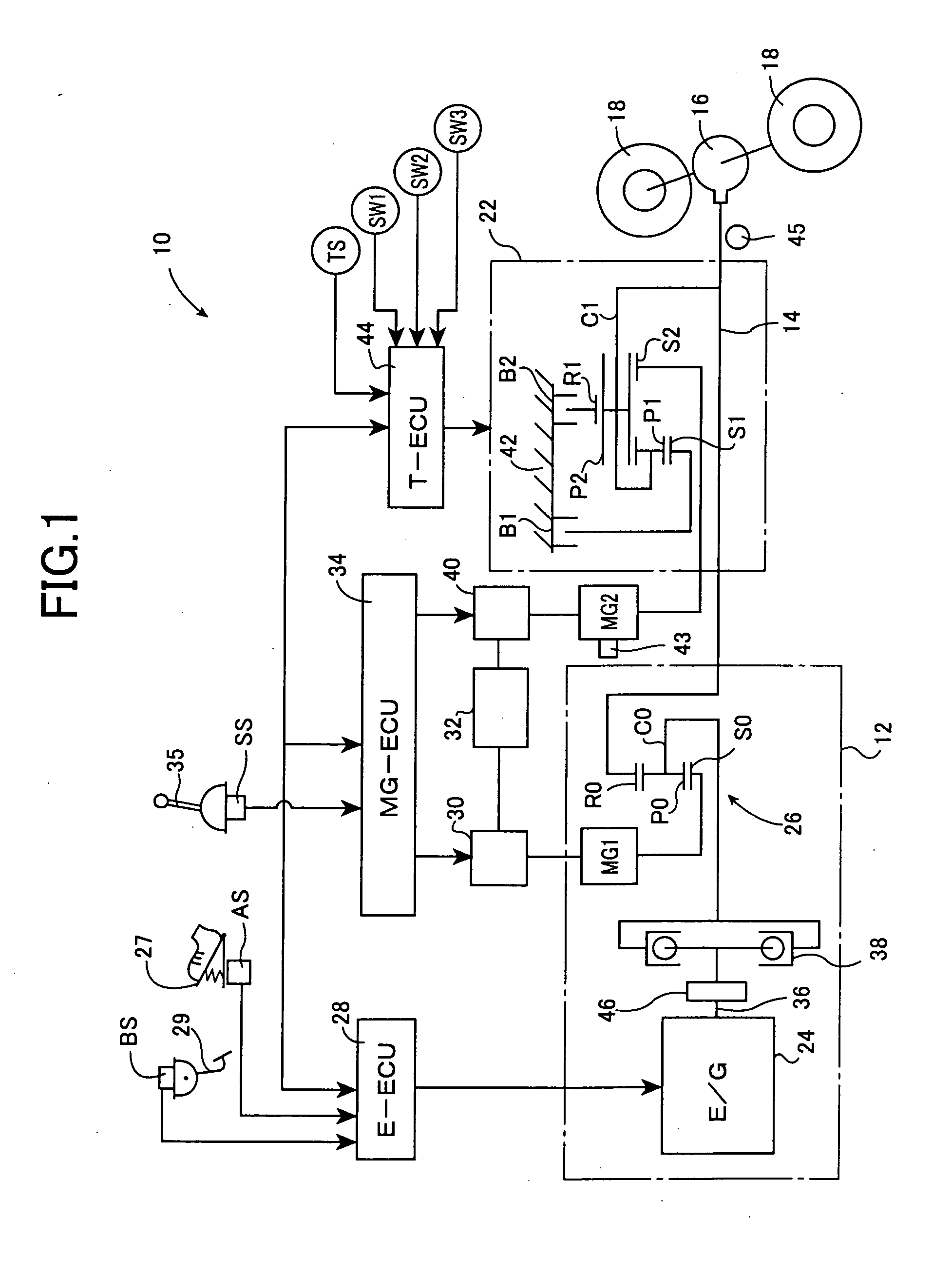 Drive Control Device For Hybrid Vehicle