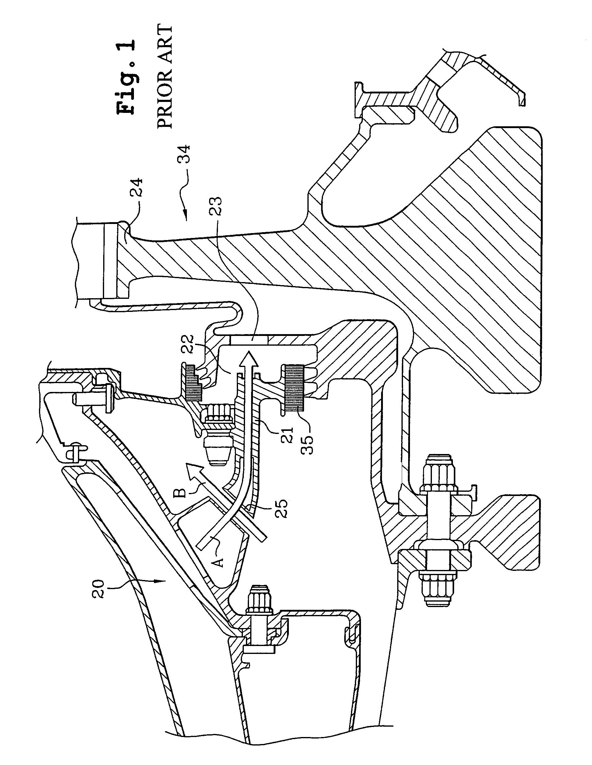 Gas turbine stator