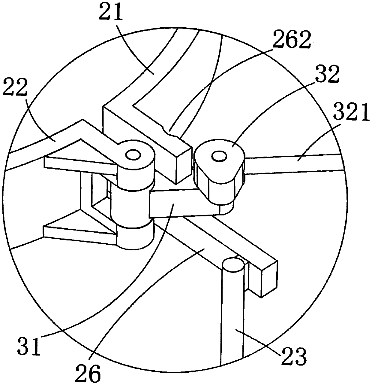 Complete set clasping hoop and application method