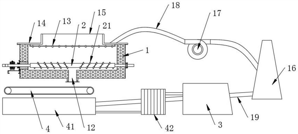 Water-cooling spiral conveyor