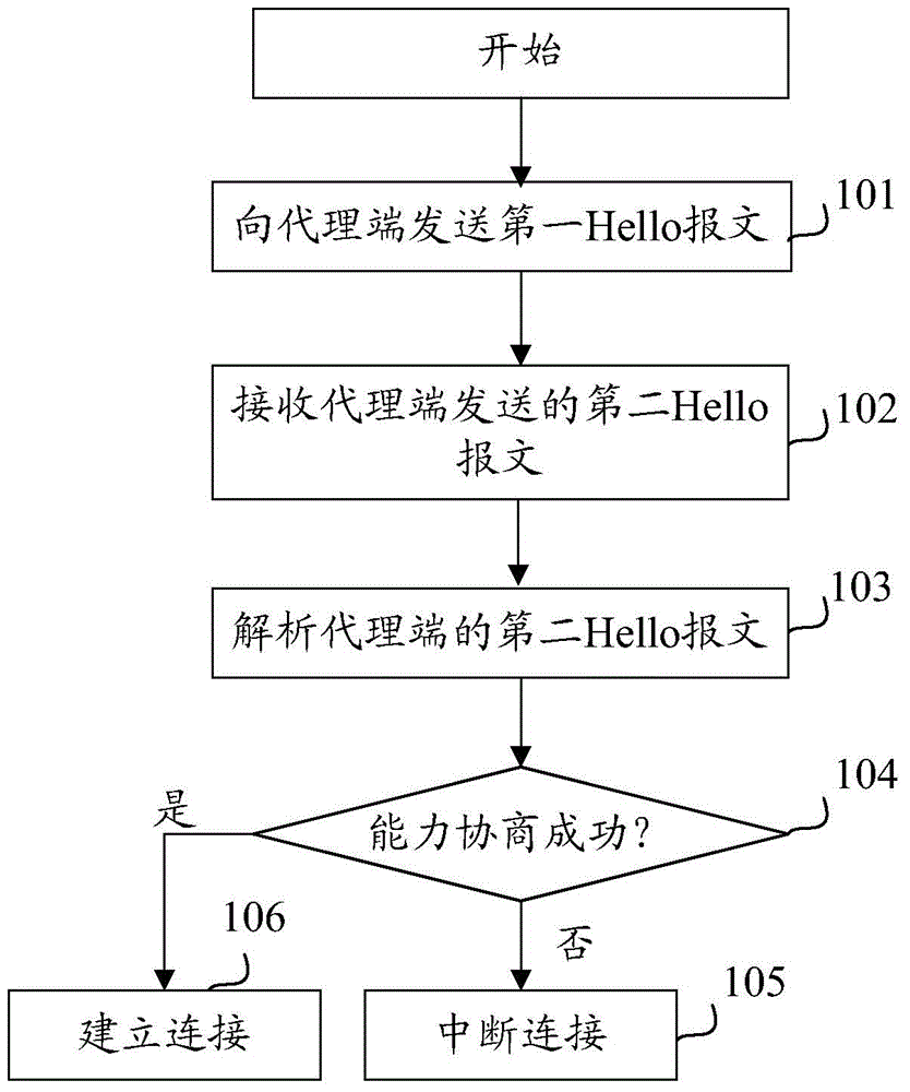 Method for operating network logic entity, client and proxy server