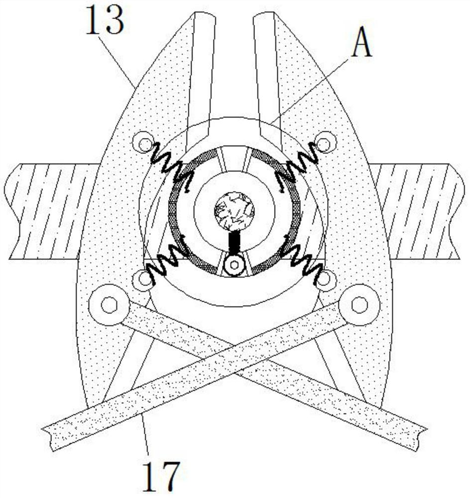 Orthopedic fixing device for automatically spraying disinfectant