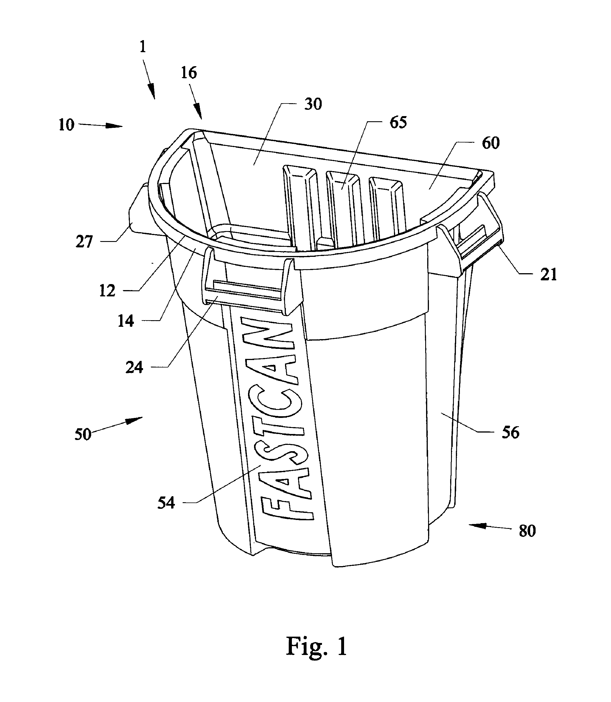 Reinforced dust pan and refuse container