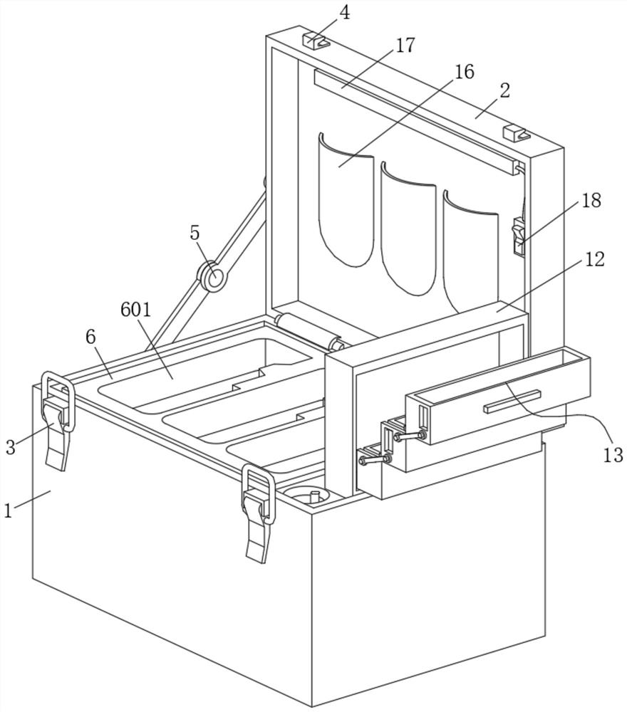 Outdoor carrying box of X-ray dosimeter