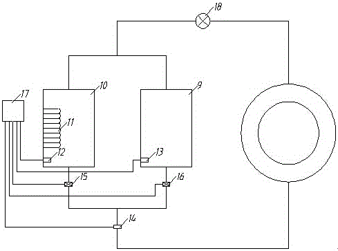 A test device and test method for concrete crack resistance with variable constraint degree