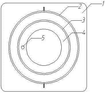 A test device and test method for concrete crack resistance with variable constraint degree