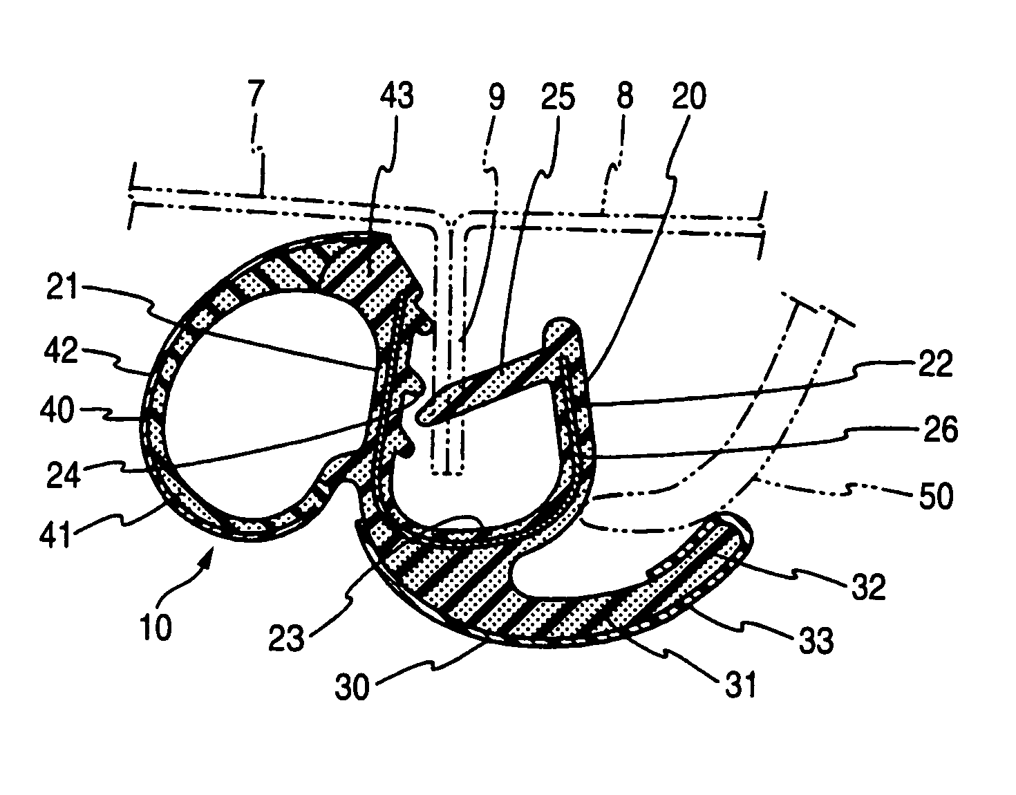 Automobile weather strip