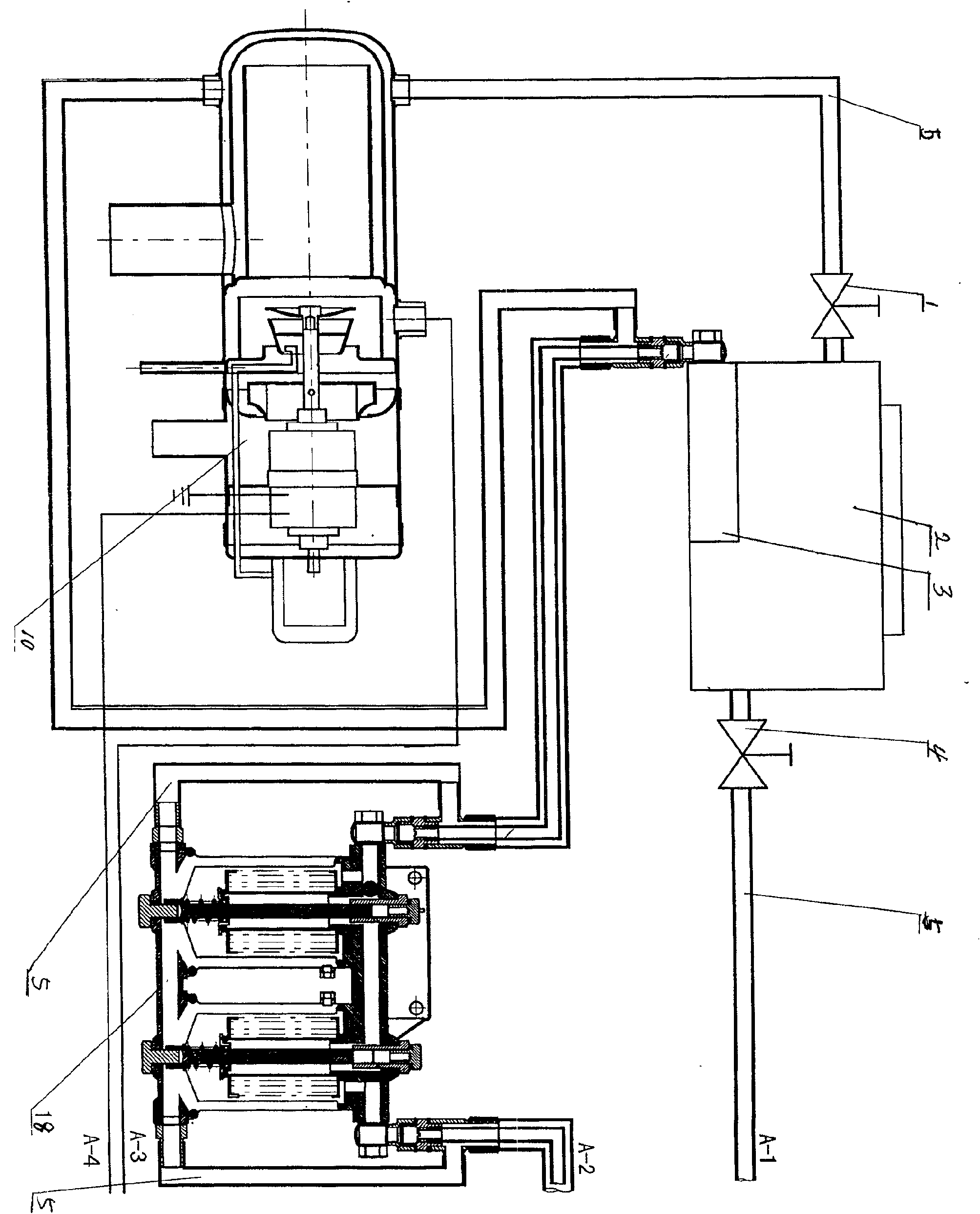 Diesel preheating energy-saving device for diesel automobile