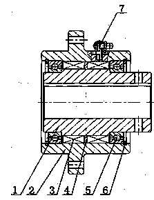 Novel sprag overrunning clutch for novel self-rotation air hammer