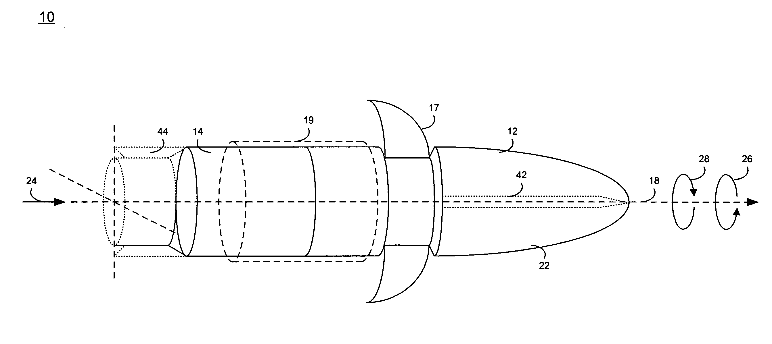 Target assignment projectile