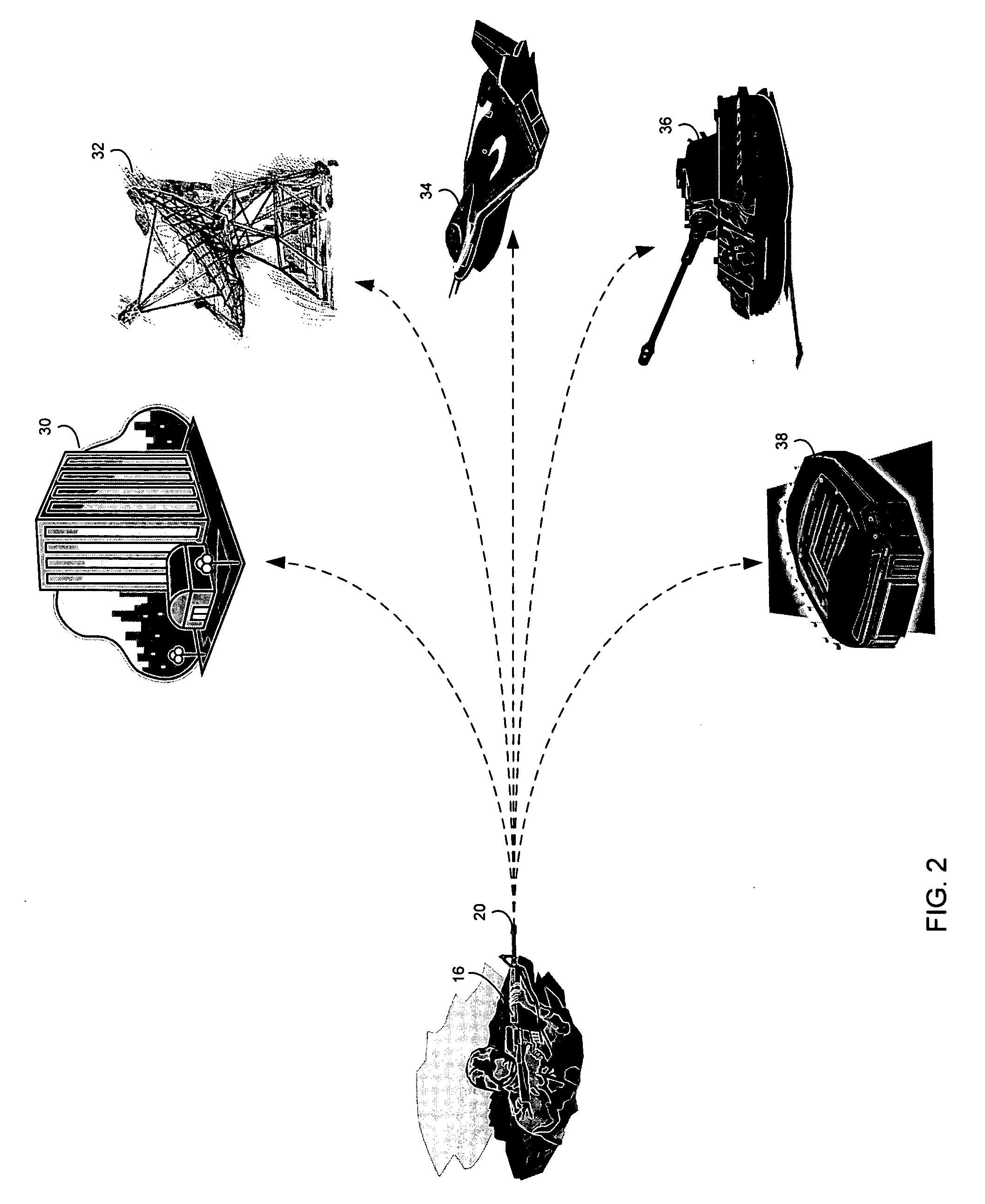 Target assignment projectile