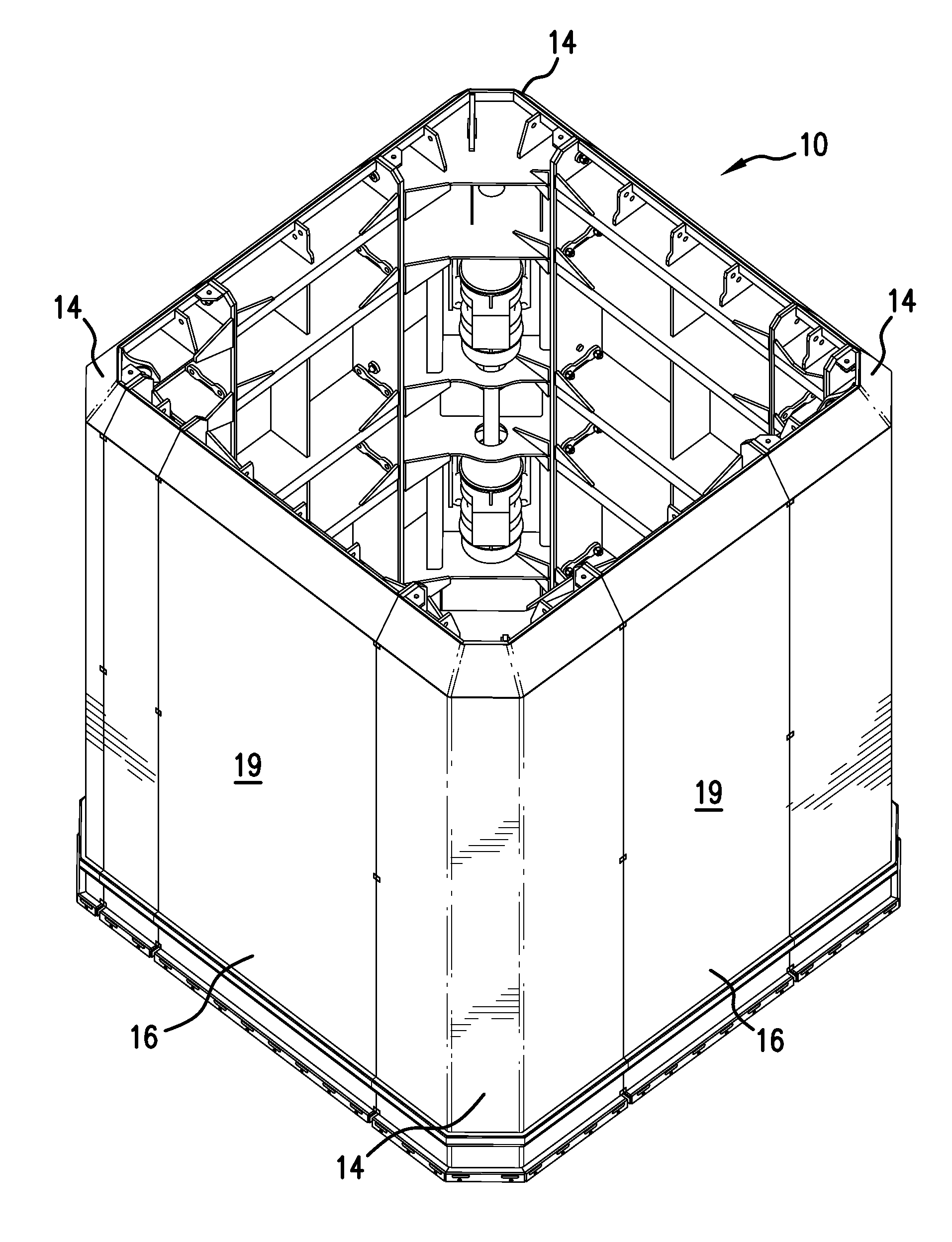 Vibration system for concrete pipe making machines