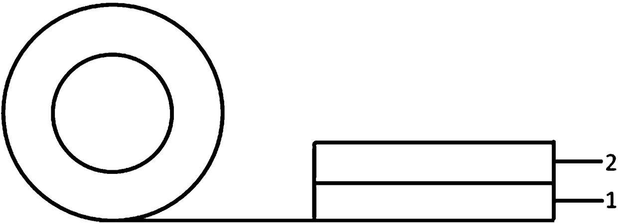 High-temperature-resistence viscosity-reducing adhesive tape and preparation method thereof