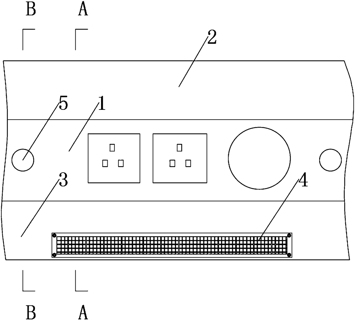 Oxygen supply device belt convenient to replace and overhaul