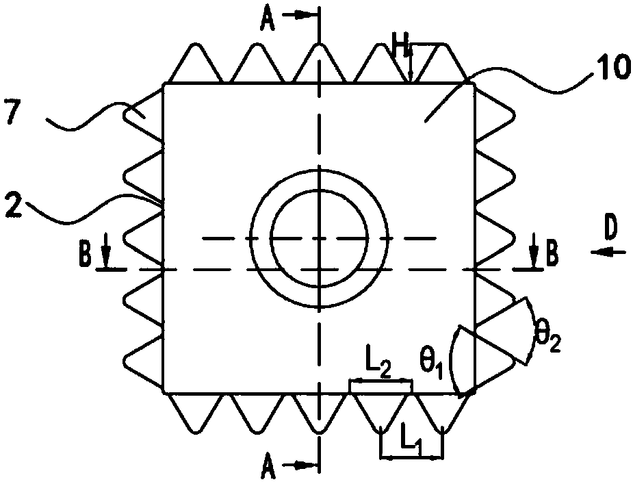 Indexable cutting blade for cutting machining of engineering rubber materials