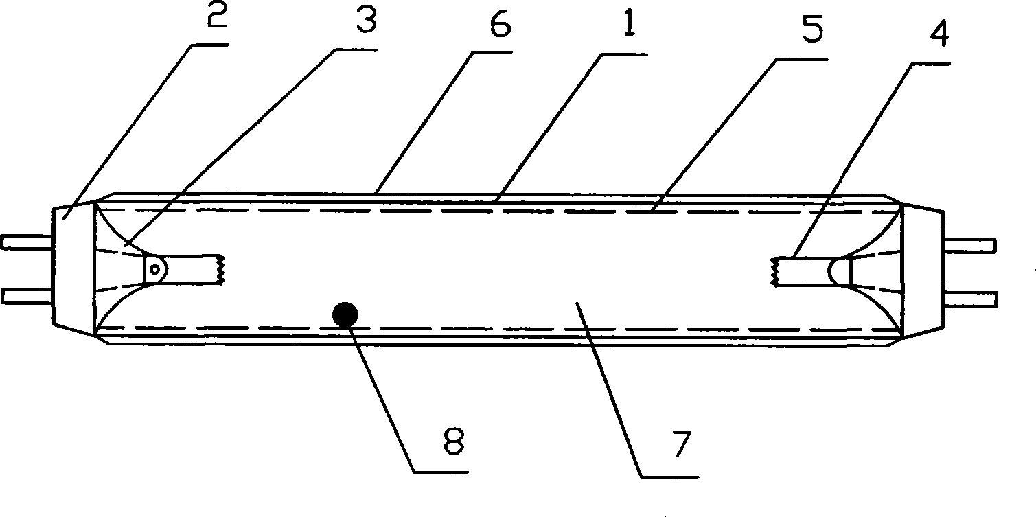 Energy-saving and environmental protection fluorescent lamp