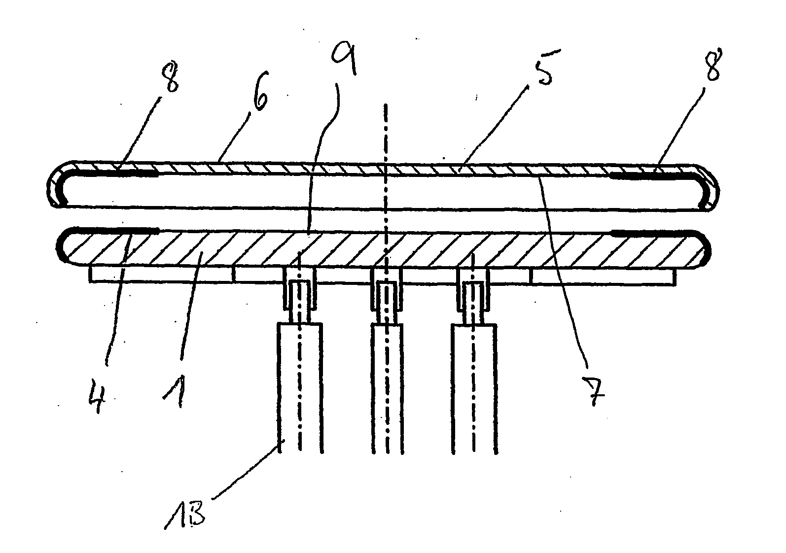 Heat-resistant ironing board cover having an elastic padding