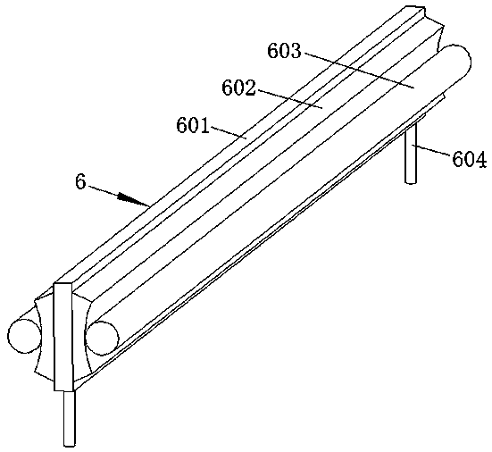 Rinsing device for electroplating machining of metal plates