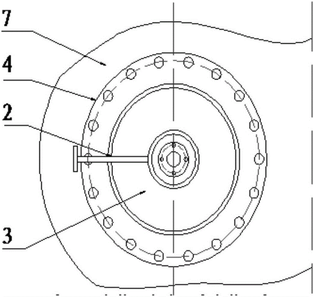 Uranium dioxide hydrofluorination reactor in-built type gas filtering device