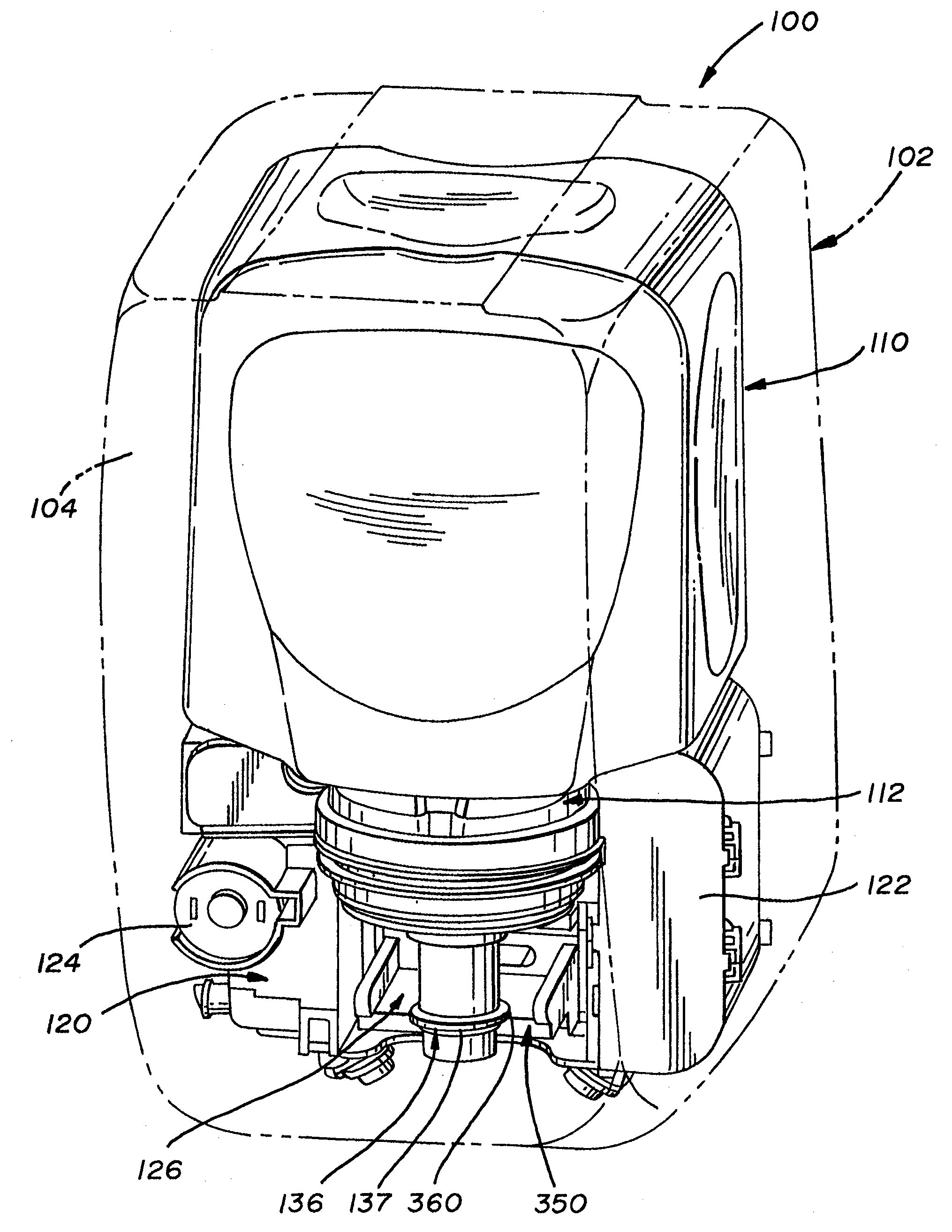 Electronically keyed dispensing systems and related methods utilizing near field frequency response