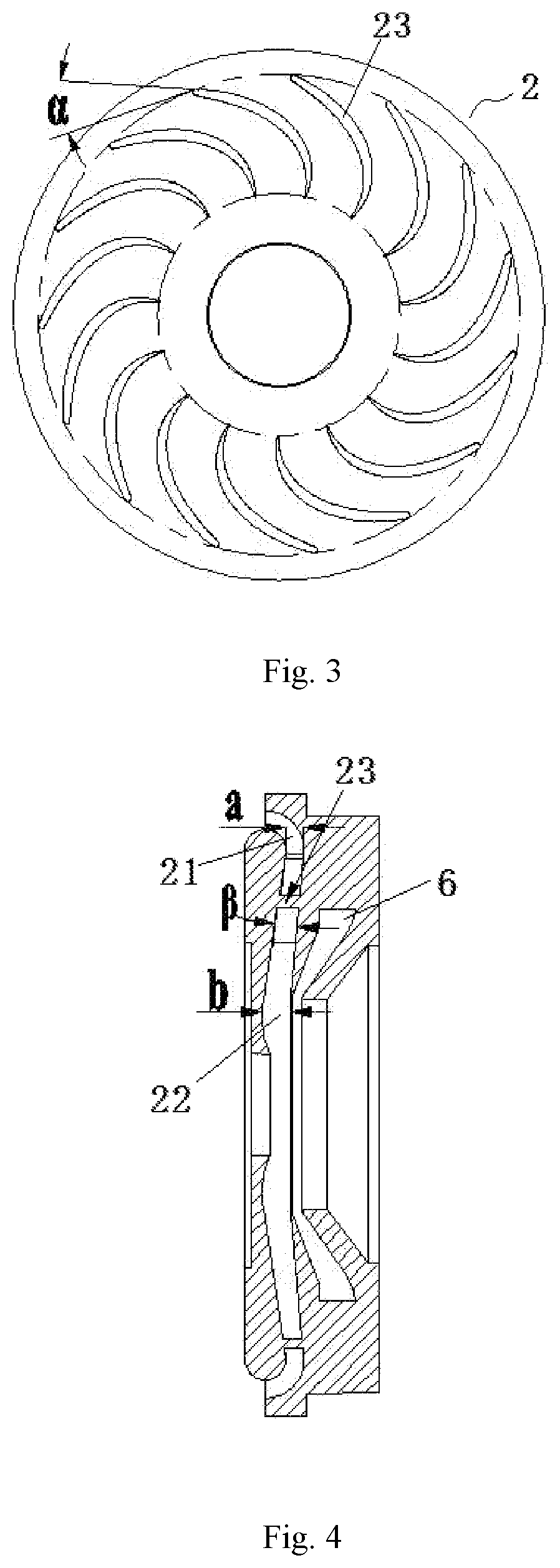 Integrated structure of refluxer and pressure diffuser, and centrifugal compressor