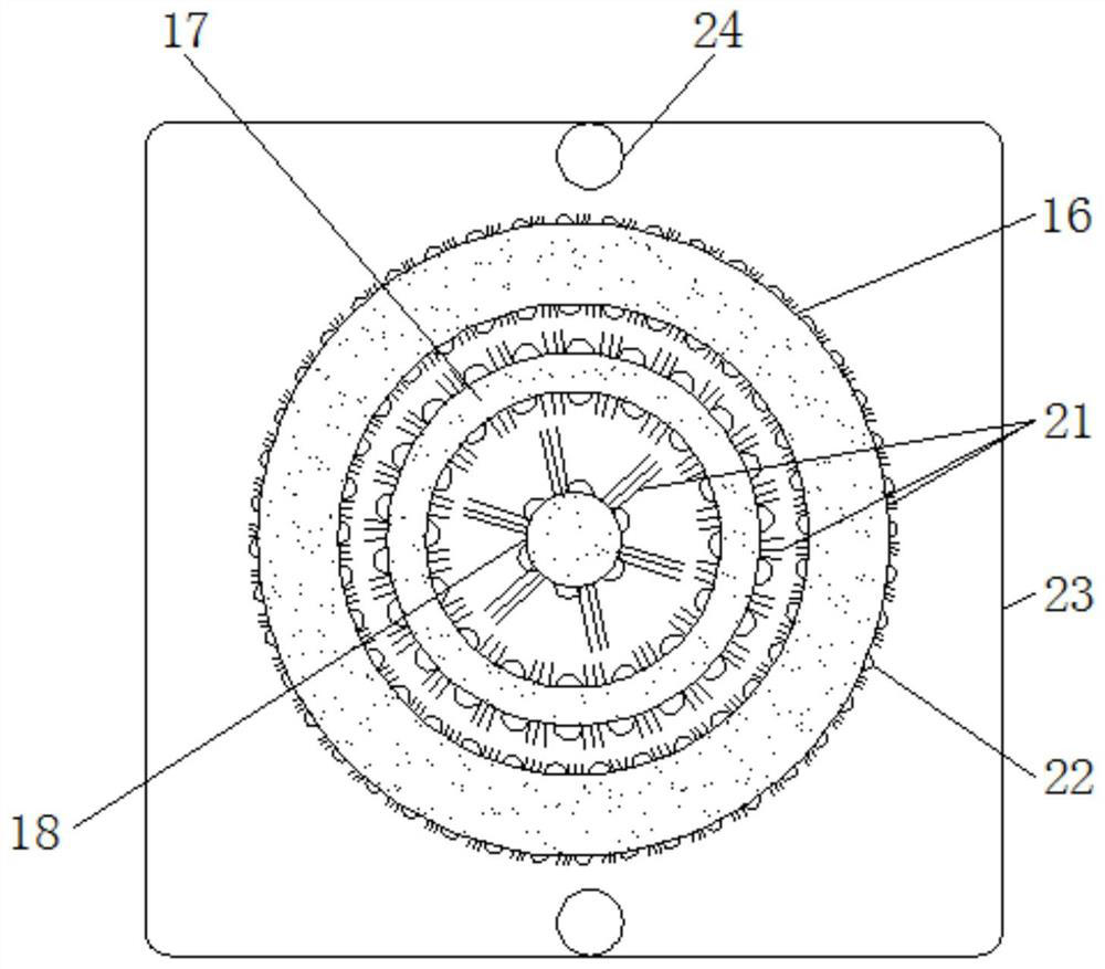 A biopharmaceutical grinding device with multi-layer separation and purification functions