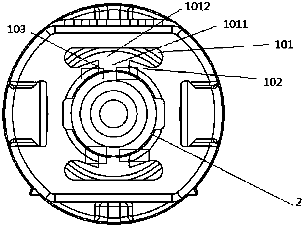 Holding element and functional assembly with the holding element