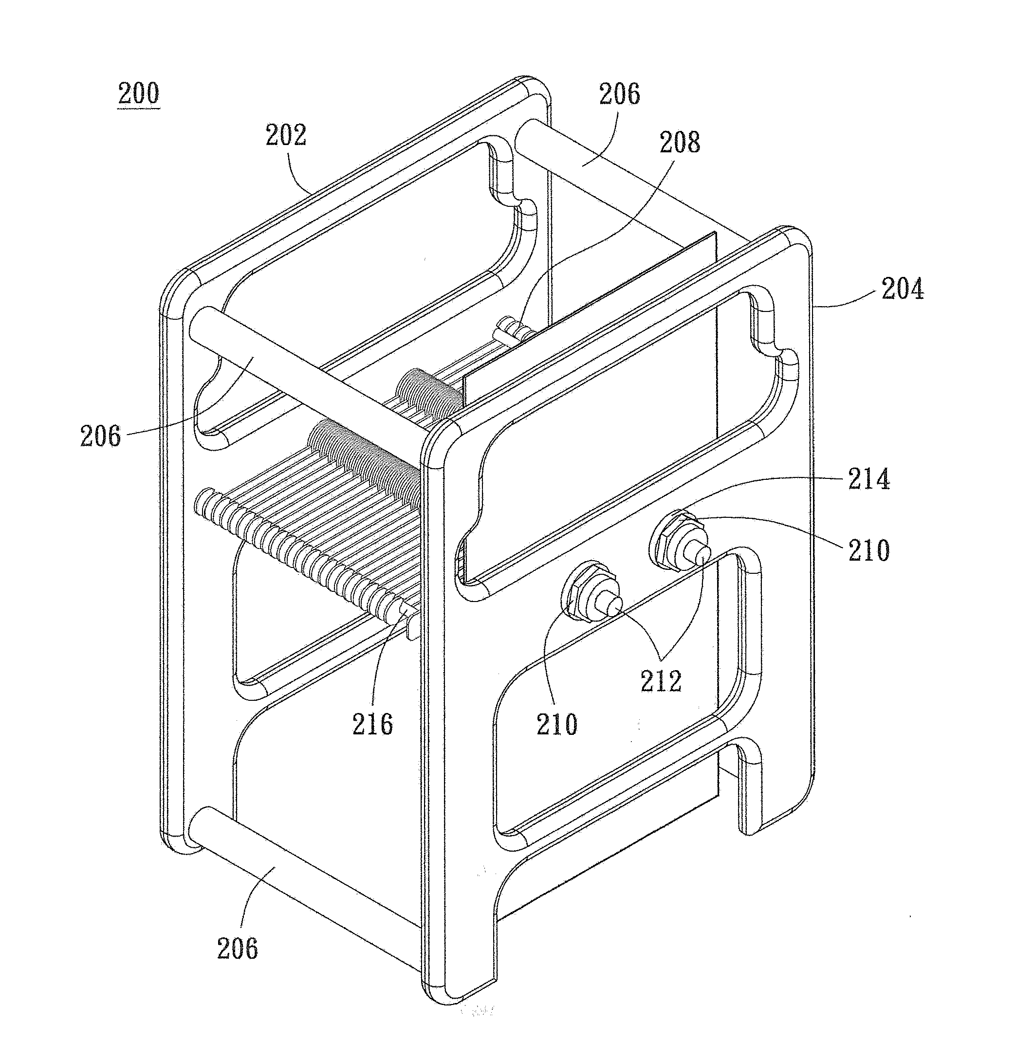 Holding clamp for etching