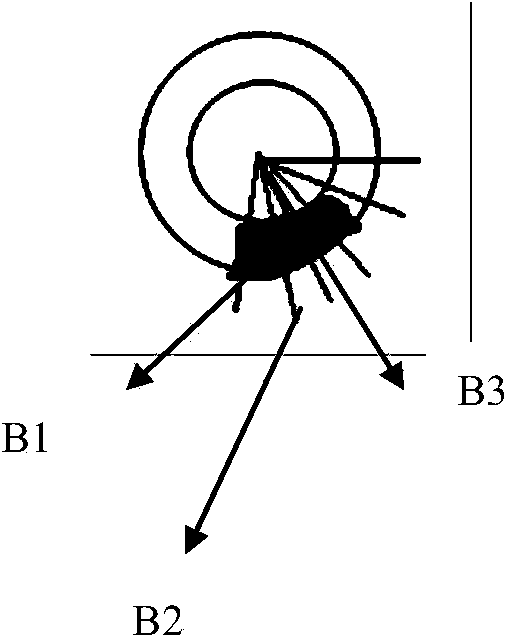 Printed circuit element polarity machine vision detection method and device