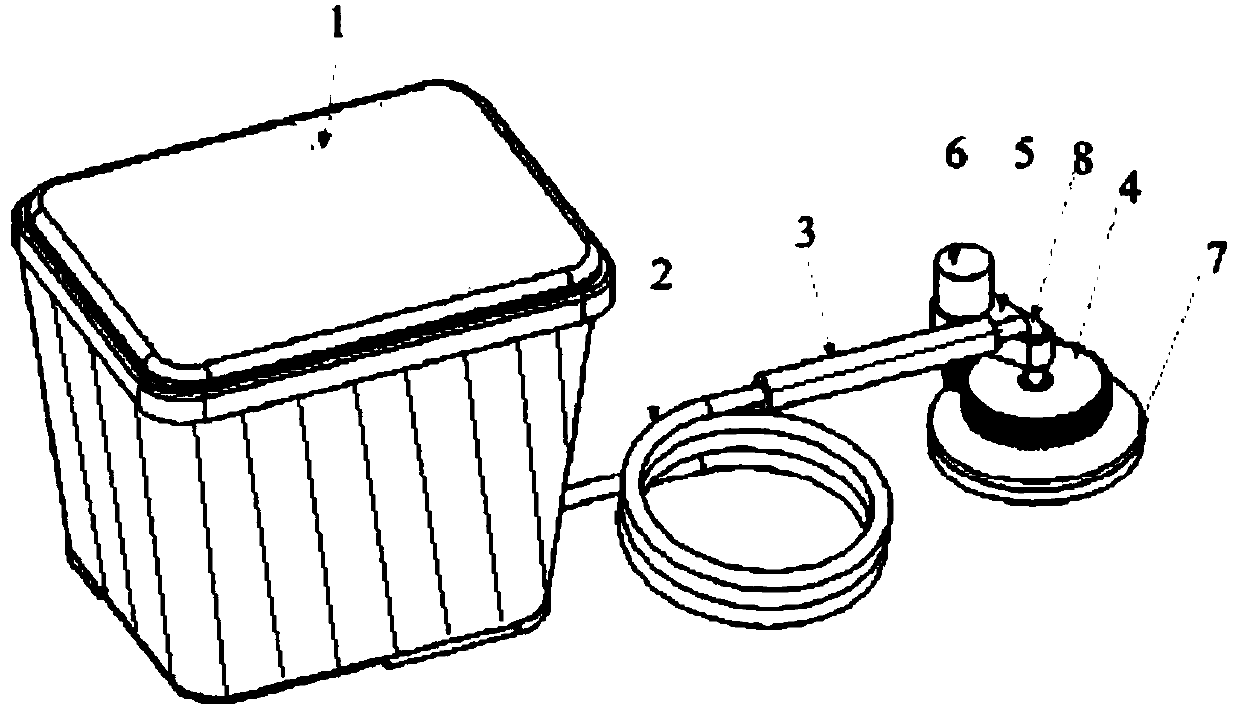 Vehicle wiping device based on guide rail self-operation and use method thereof