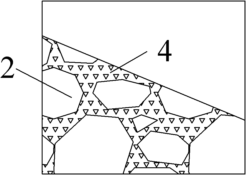 Polymer grout injected earth-rock dam and construction method thereof