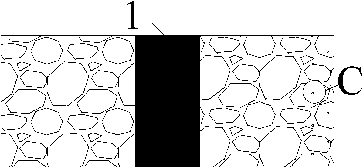 Polymer grout injected earth-rock dam and construction method thereof