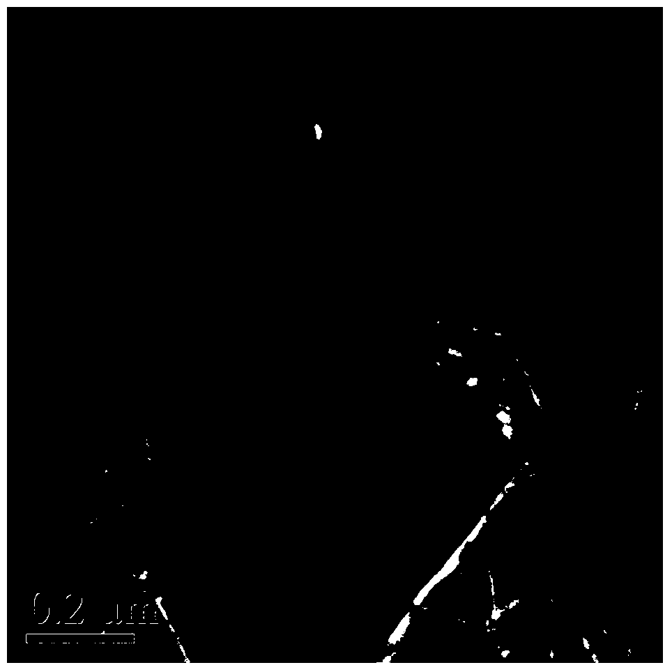 A kind of oxygen-doped molybdenum disulfide material and preparation method thereof