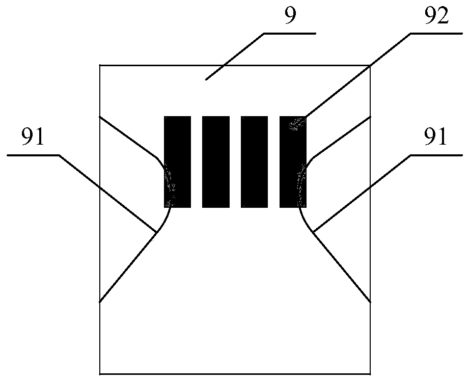 A component for placing a SIM card in a terminal and a terminal