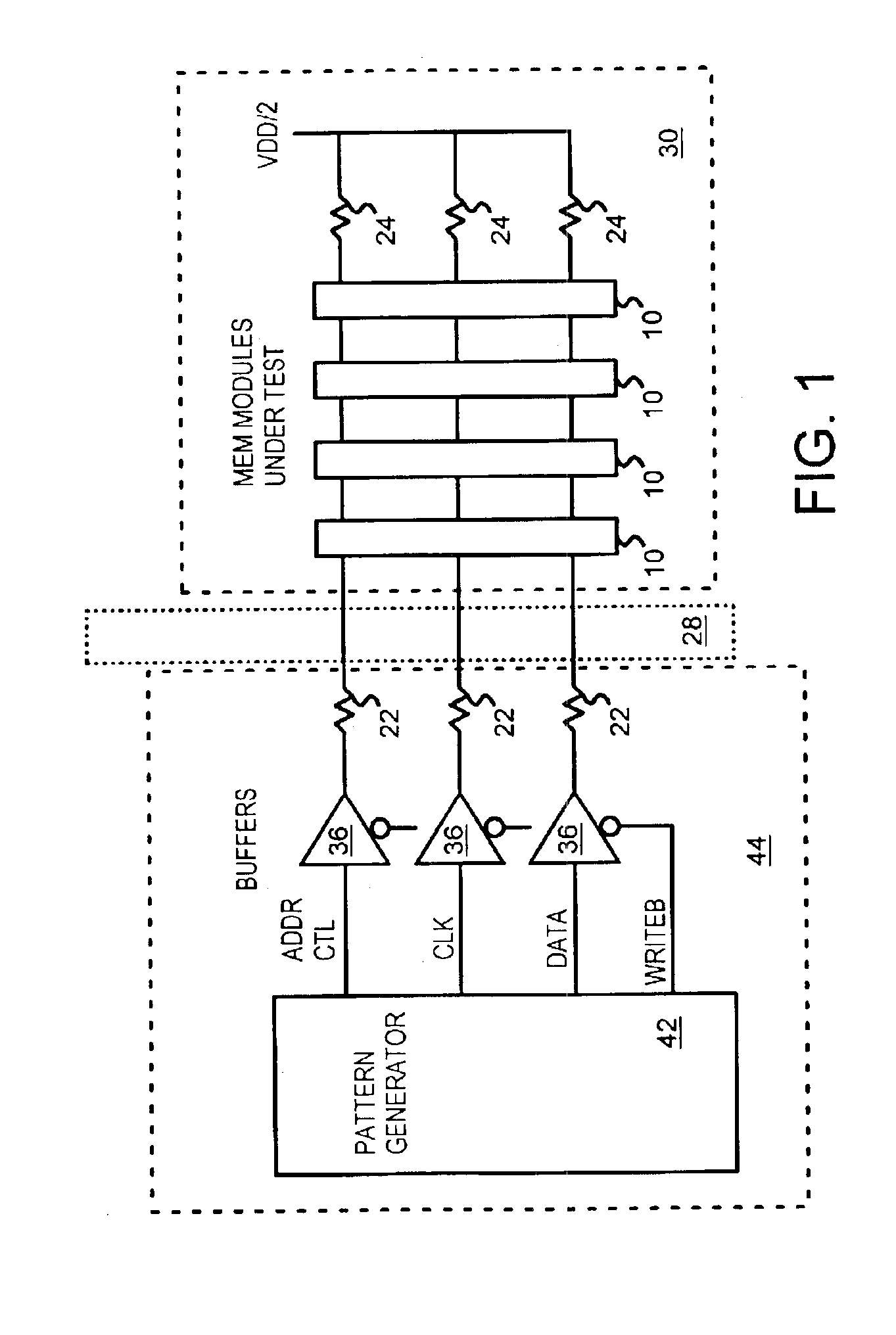 Memory-module burn-in system with removable pattern-generator boards separated from heat chamber by backplane