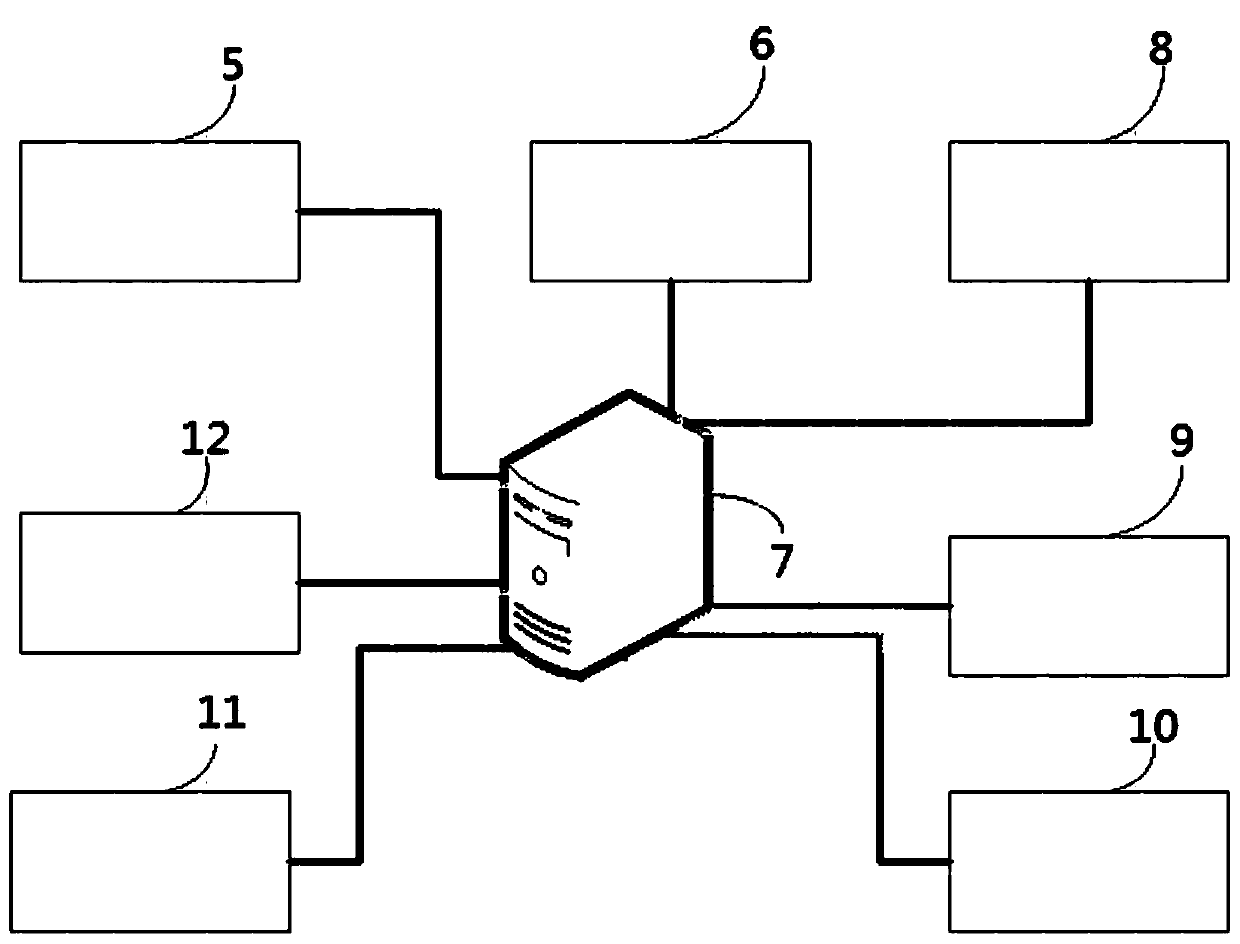 Full-intelligent efficient water-saving cleaning system for air cooling island of power plant